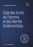 Code des droits de l'homme et des libertés fondamentales 2020