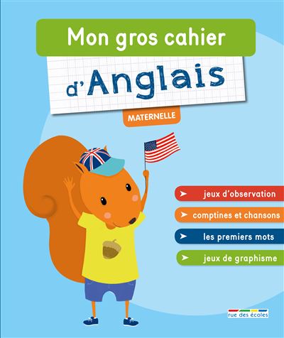Mon gros cahier d'anglais, maternelle