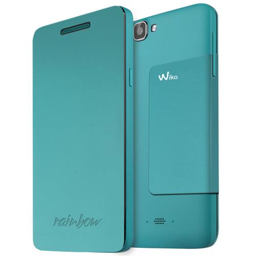 WIKO FND FOLIO RAINBOW TURQUOISE