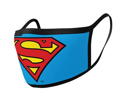 DC COMICS-SUPERMAN-SET DE 2 MASQUES VISAGE