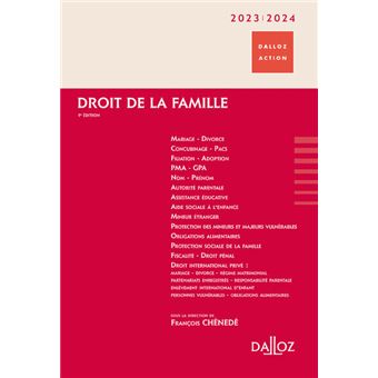 Droit de la famille 2023/24