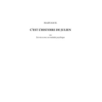 C'est l'histoire de Julien