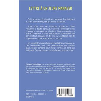 Lettre à un jeune manager