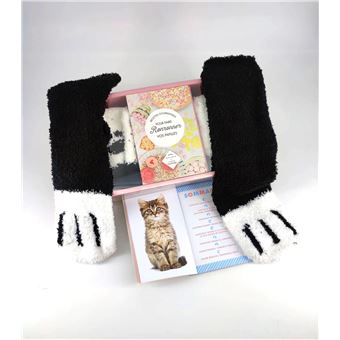 Coffret Mes chaussettes pattes de chat