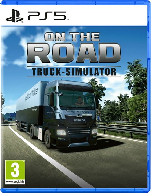 Pochette avant du jeu On the Road Truck Simulator PS5