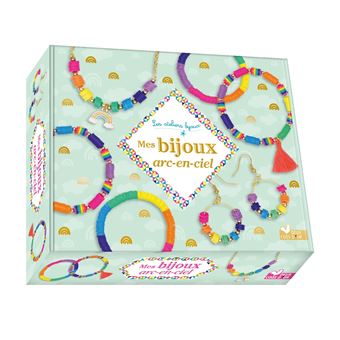 Mes bijoux arc en ciel - coffret avec perles heishi