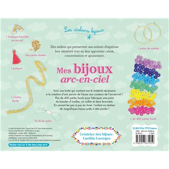 Mes bijoux arc en ciel - coffret avec perles heishi