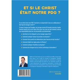 Et si le Christ était notre PDG, 30 conseils de leadership