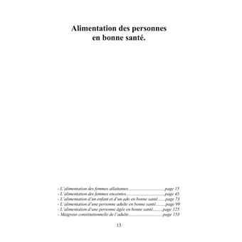 Quelle alimentation pour moi ?1