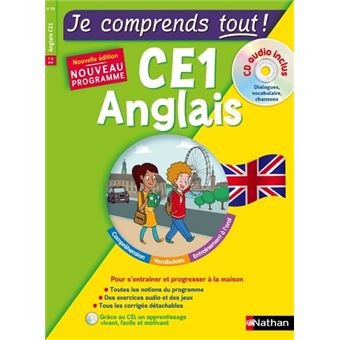 Je comprends tout ! Anglais CE1 + CD Audio inclus
