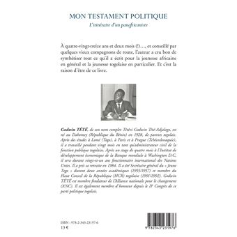 Mon testament politique