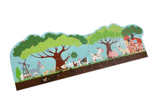 SCRATCH PUZZLE 36PCS PUZZLE DE SOL/FERME