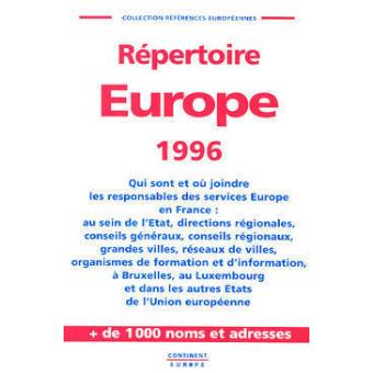 Repertoire europe 1996