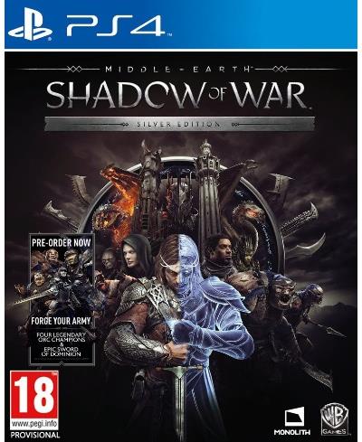 Pre-Order | Shadow Of War Silver Mix Ps4 | Livraison à partir de 10/10/2017