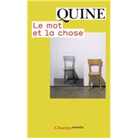Le mot et la chose
