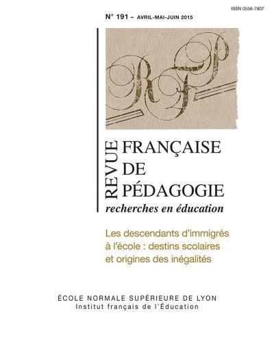 Les descendants d'immigrés à l'école