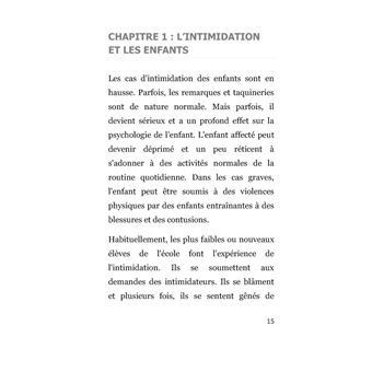 Mettre Fin à l'intimidation - Maintenant !