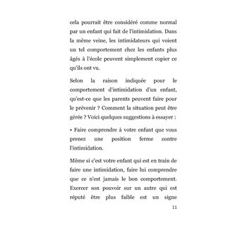 Mettre Fin à l'intimidation - Maintenant !