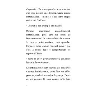 Mettre Fin à l'intimidation - Maintenant !