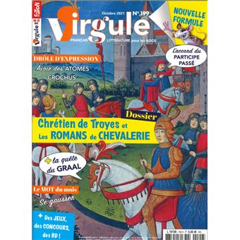 Virgule n°199 : La littérature au moyen-âge - octobre 2021