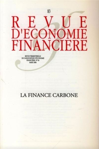 La finance carbone - Mars 2006