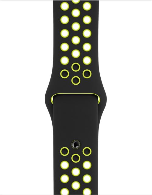 APPLE 40MM BLK/VOLT NIKE SPORT BAND S/M + M/L MTMN2ZM