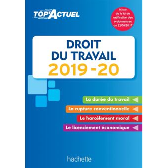 Top'Actuel Droit Du Travail 2019-2020