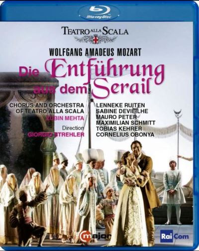 Enlèvement au Sérail Milan 2017 Mes Giorgio Strehler Blu-ray