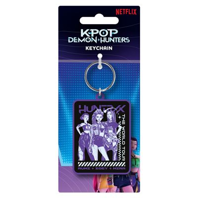 Porte-clés en PVC K-Pop Demon Hunters Huntrix Group
