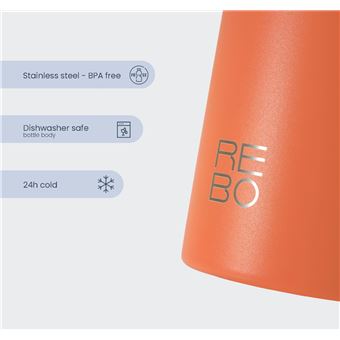 Bouteille intelligente REBO 600 ml Corail