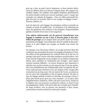 Voyager avec bébé