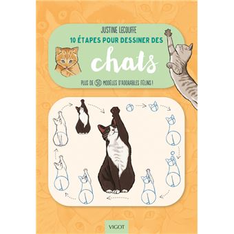 10 étapes pour dessiner des chats