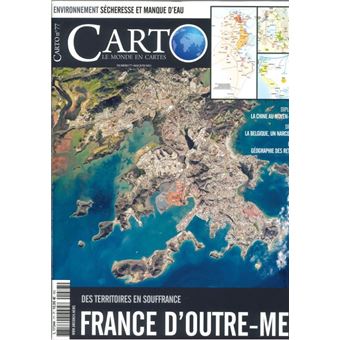 Carto N°77 : France d'Outre-mer - Mai-Juin 2023