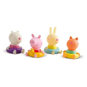 INKEE PEPPA PIG - Pack de 3x Bombes de bain enfant, Boule de bain Peppa Pig Parfum Fraise à l'huile d'amande douce, testé dermatologiquement, 3x15g