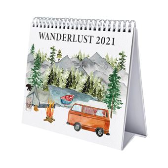 Calendrier Bureau 2021 Wanderlust