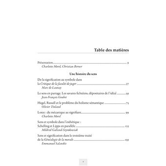 Philosophies du sens