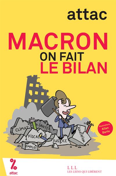 Macron on fait le bilan - ATTAC France - Les Liens Qui Liberent - broché - Etude