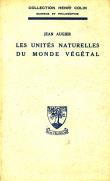 Les unités naturelles du monde végétal