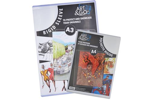 Pochette De Protection Rigide A4 - Pour Documents Précieux Et œuvres D'art - PH Neutre