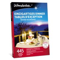 Coffret cadeau Wonderbox Tables d’exception