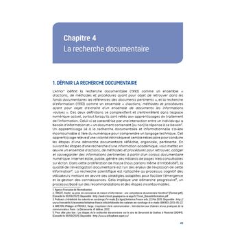 La guidance documentaire de l'infirmier en pratique avancée