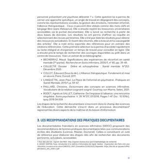 La guidance documentaire de l'infirmier en pratique avancée