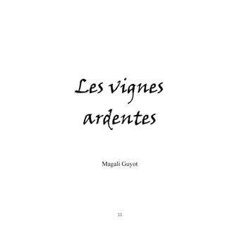 Les vignes ardentes