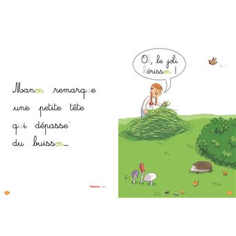 Montessori - CP niveau 2 : Manon et le bébé hérisson