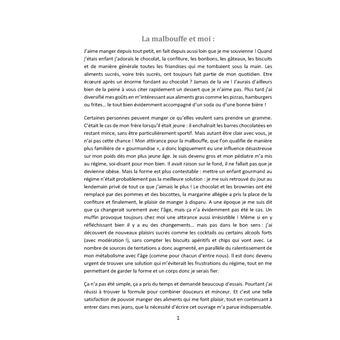 L'entrainement 3d spécial malbouffe
