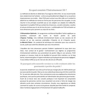 L'entrainement 3d spécial malbouffe