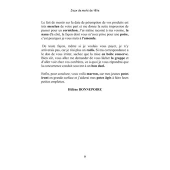 Jeux de mots de tête
