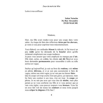 Jeux de mots de tête