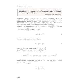 Concours CPGE scientifiques Oral de mathématiques grandes écoles 166 exercices