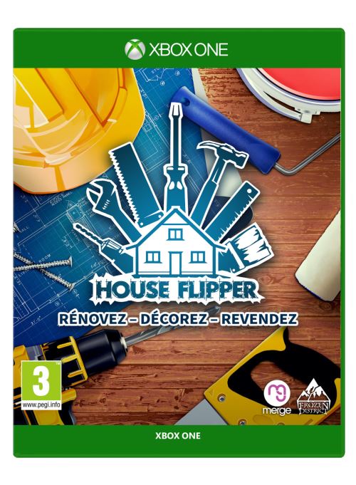 Pochette avant du jeu House Flipper Rénovez, décorez, revendez Xbox One